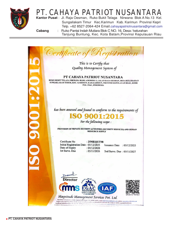 ISO 9001:2015